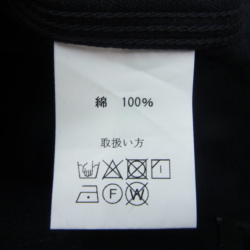 JELADO ジェラード John Gluckow  All Purpose Work Shirts ジョングラッコー ブラック ウォバッシュ ワークシャツ ブラック系 XS【中古】
