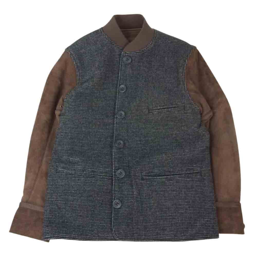 JELADO ジェラード JOHN GLUCKOW Trailblazer Iron Horse ジョングラッコー ホースハイド ウール リバーシブル カーコート  ブラウン系 S【中古】