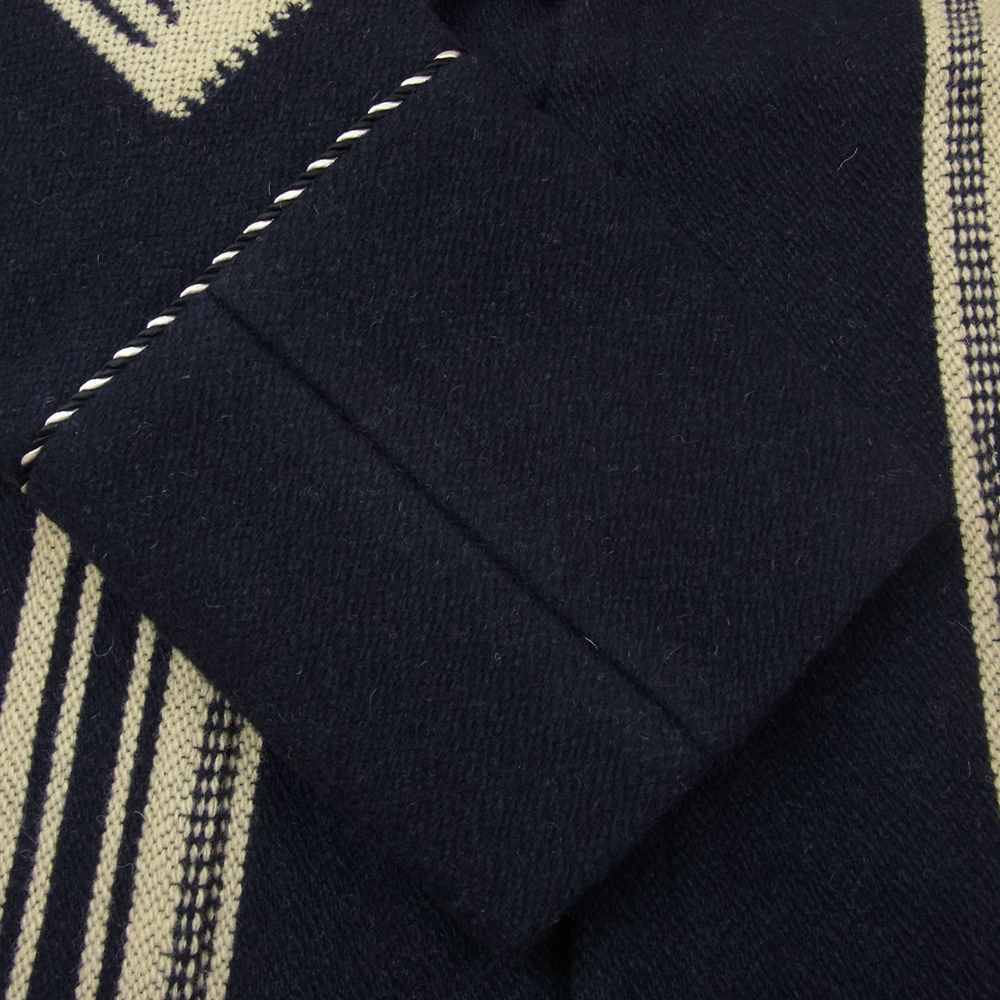 JELADO ジェラード Hubbell CHIMAYO COAT ハベル チマヨ ブランケットコート ネイビー系【美品】【中古】