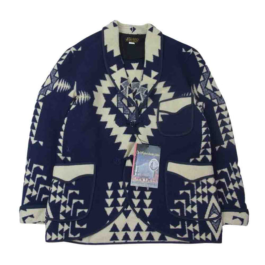JELADO ジェラード AG63401 Salem Crosby Jacket セーラム クロスビー ブランケット スモーキング コート ジャケット ネイビー系 M【新古品】【未使用】【中古】