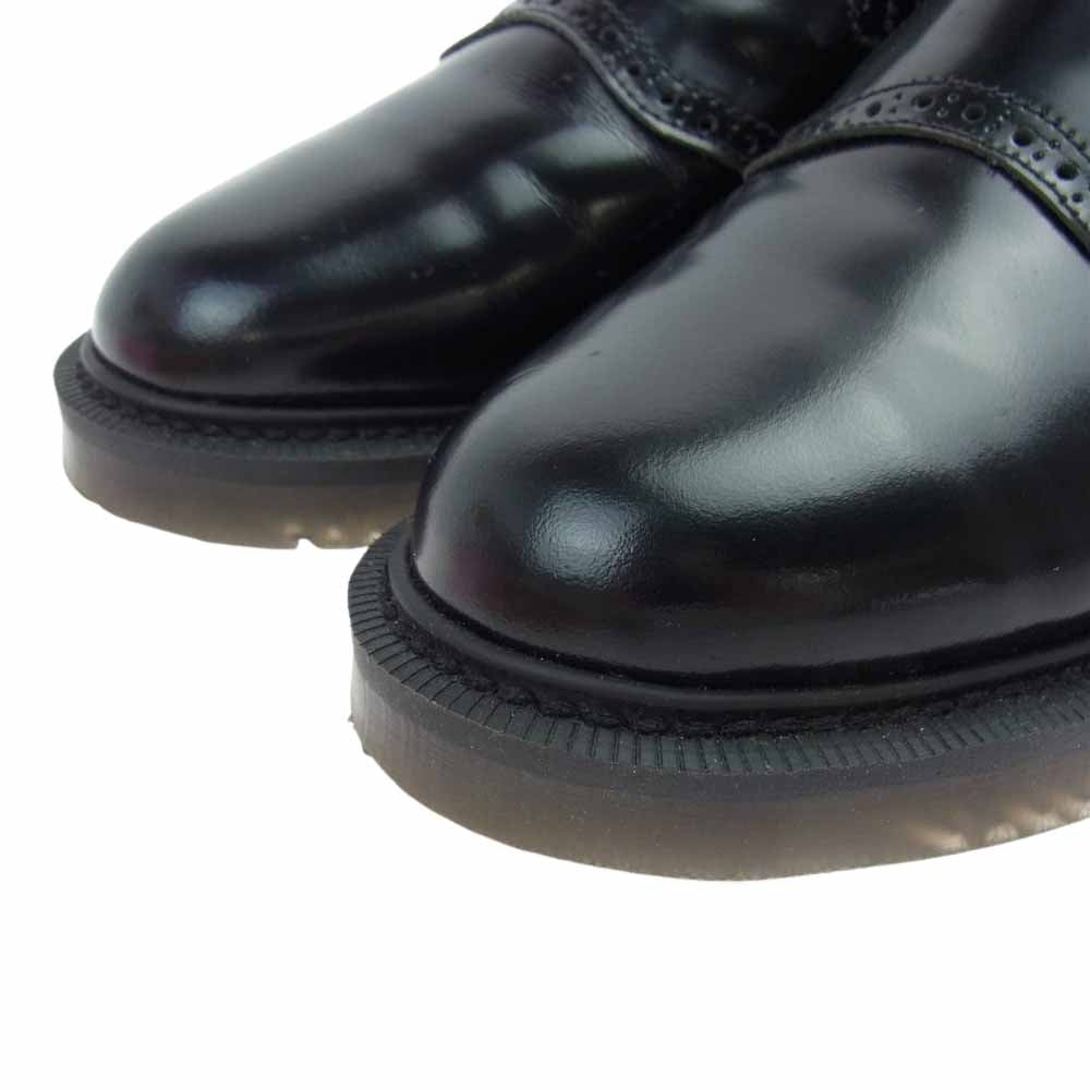 GEORGE COX ジョージコックス monkey time別注 英国製 SADDLE SLIP-ON サイドエラスティック サドル スリッポン ブラック系【中古】