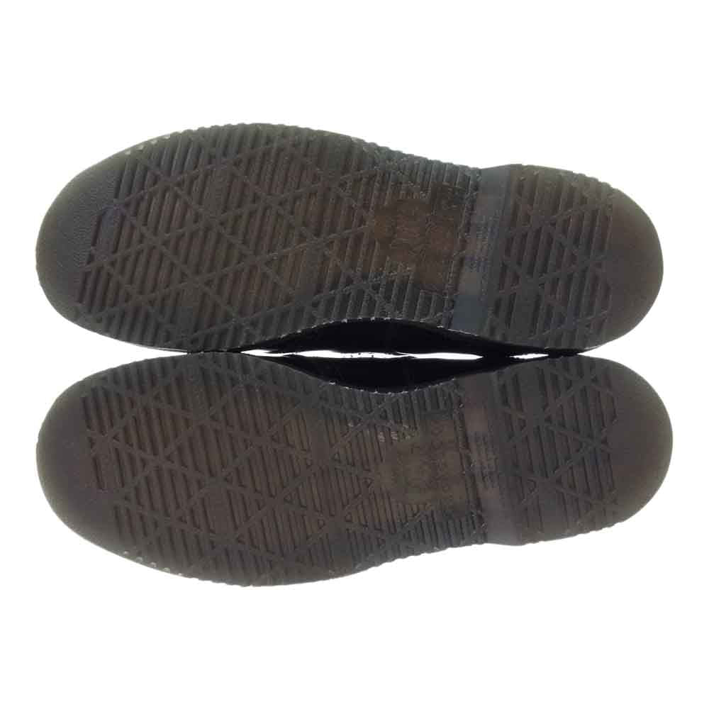 GEORGE COX ジョージコックス monkey time別注 英国製 SADDLE SLIP-ON サイドエラスティック サドル スリッポン ブラック系【中古】