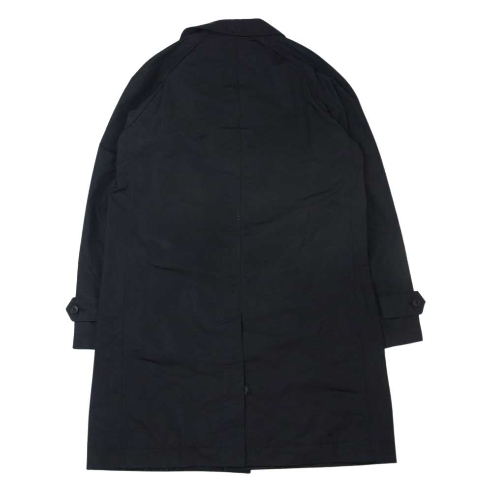 COMME des GARCONS HOMME コムデギャルソンオム 14AW HN-C007 リバーシブル 裏地カモフラ エステル パッカリング ステンカラー コート ブラック系 M【中古】