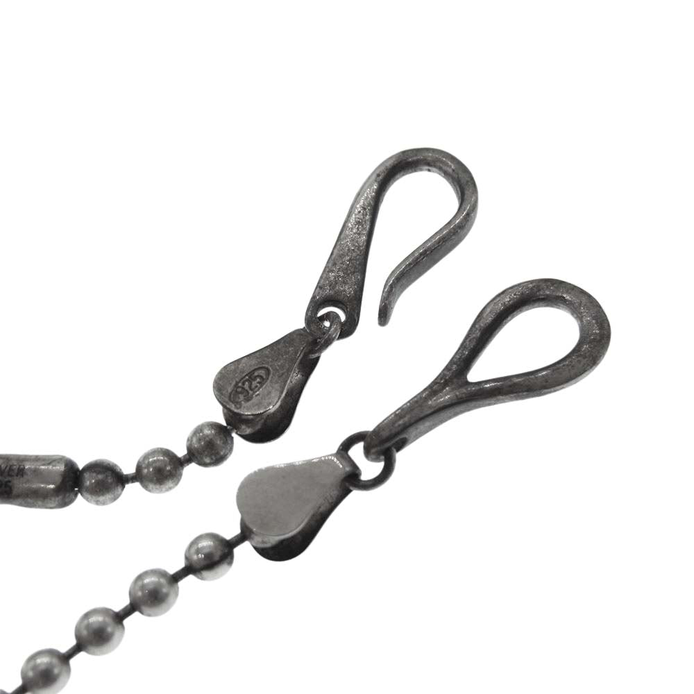 LARRY SMITH ラリースミス BALL CHAIN NECKLACE ボールチェーン ネックレスチェーン シルバー系【中古】