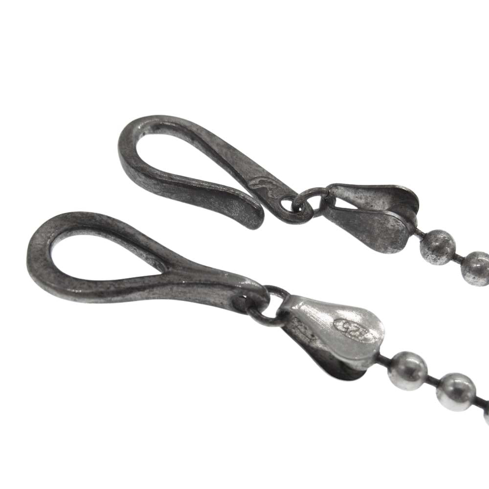 LARRY SMITH ラリースミス BALL CHAIN NECKLACE ボールチェーン ネックレスチェーン シルバー系【中古】