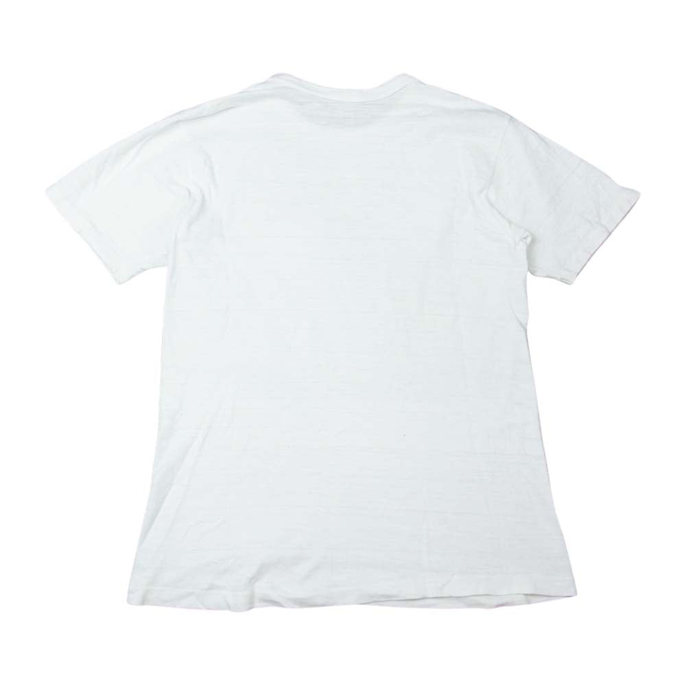 WAREHOUSE ウエアハウス ALLEN ACADEMY アレンアカデミー プリント 半袖 クルーネック Tシャツ ホワイト系 M【中古】
