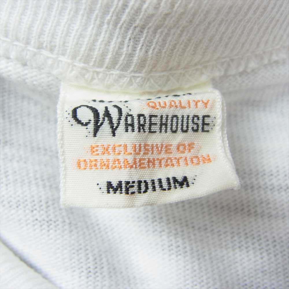 WAREHOUSE ウエアハウス ALLEN ACADEMY アレンアカデミー プリント 半袖 クルーネック Tシャツ ホワイト系 M【中古】