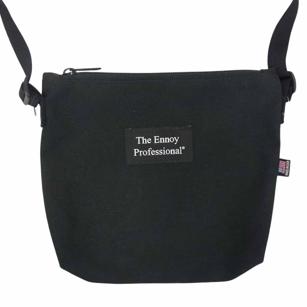 エンノイ Professional プロフェッショナル ナイロン ショルダーバッグ ブラック系【中古】
