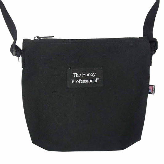 エンノイ Professional プロフェッショナル ナイロン ショルダーバッグ ブラック系【中古】