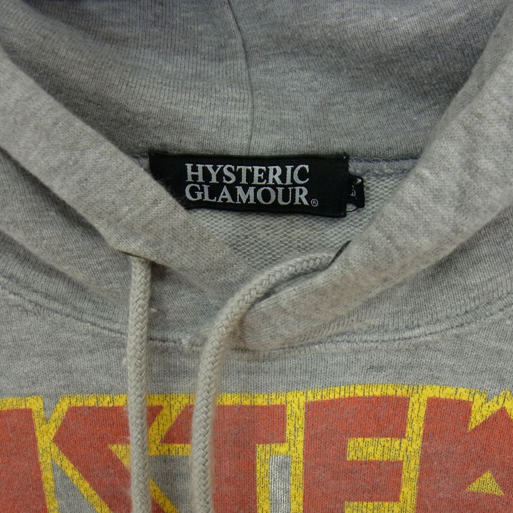 HYSTERIC GLAMOUR ヒステリックグラマー 0243CF14 ファック ベア プルオーバー パーカー グレー系 M【中古】
