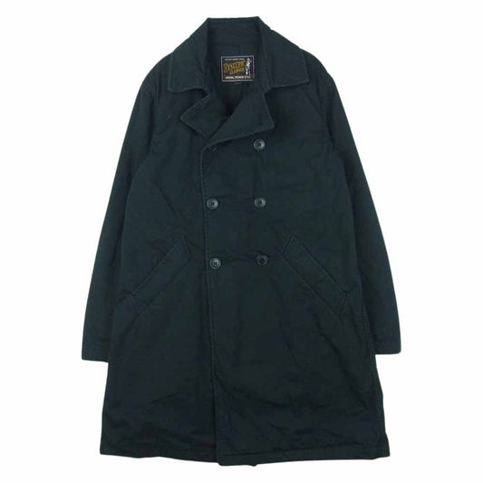 HYSTERIC GLAMOUR ヒステリックグラマー 02183AC06 Pコート ミリタリー ピー コート コットン 日本製 ブラック系 M【中古】