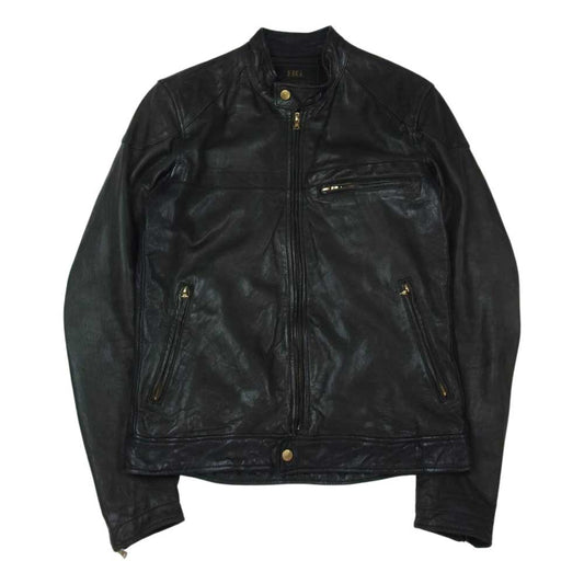 HYSTERIC GLAMOUR ヒステリックグラマー 4LB-1552 シングルライダース レザージャケット ダークブラウン系 M【中古】