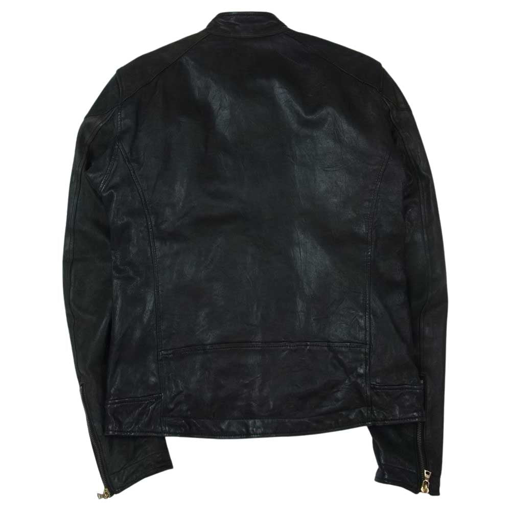 HYSTERIC GLAMOUR ヒステリックグラマー 4LB-1552 シングルライダース レザージャケット ダークブラウン系 M【中古】