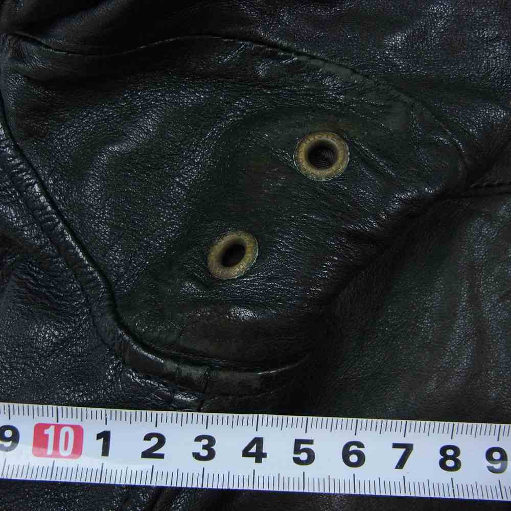 HYSTERIC GLAMOUR ヒステリックグラマー 4LB-1552 シングルライダース レザージャケット ダークブラウン系 M【中古】