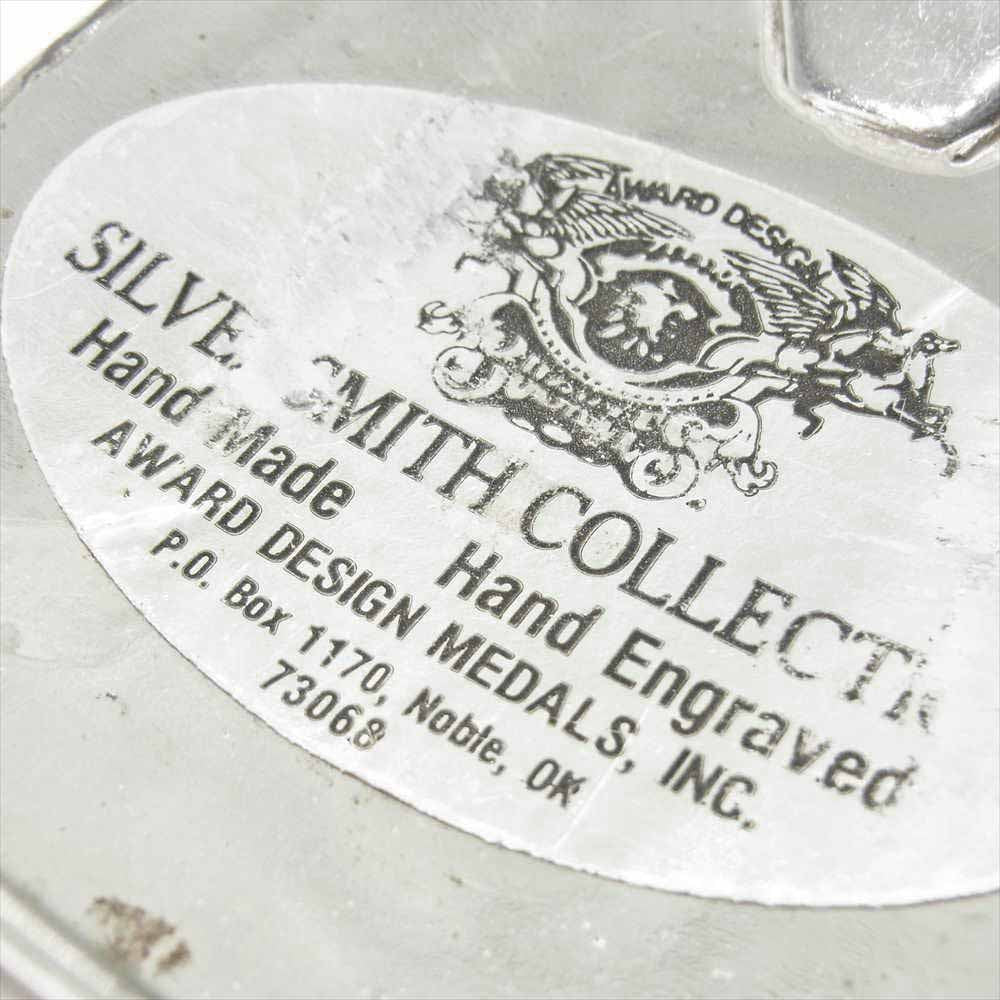 シルバースミスコレクション  ハンドメイド ハンドエングレイブ ベルトバックル ゴールド系 シルバー系【中古】