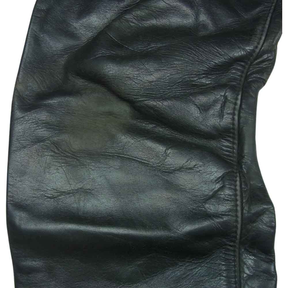 AERO LEATHER エアロレザー ステアハイド レザー パンツ ブラック系 32【中古】