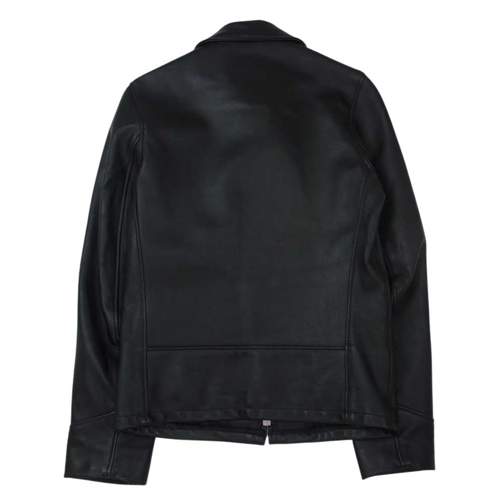 schott ショット 223US lamb leather ラムレザー TRUCKER トラッカー シングル  ブラック系 34【中古】