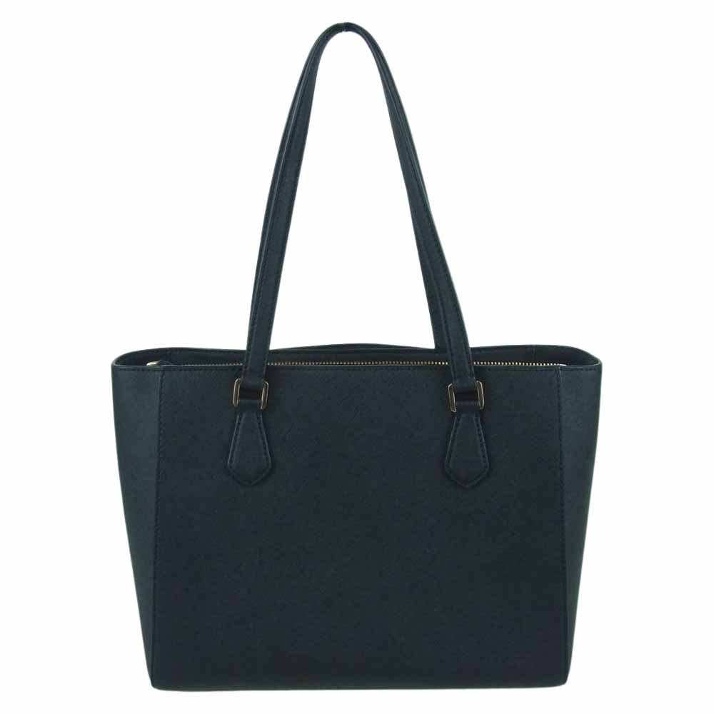 Tory Burch トリーバーチ サフィアーノ レザー トート バッグ フィリピン製 ブラック系【中古】