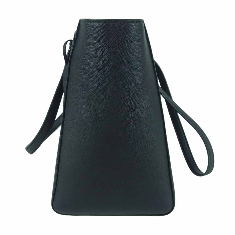 Tory Burch トリーバーチ サフィアーノ レザー トート バッグ フィリピン製 ブラック系【中古】