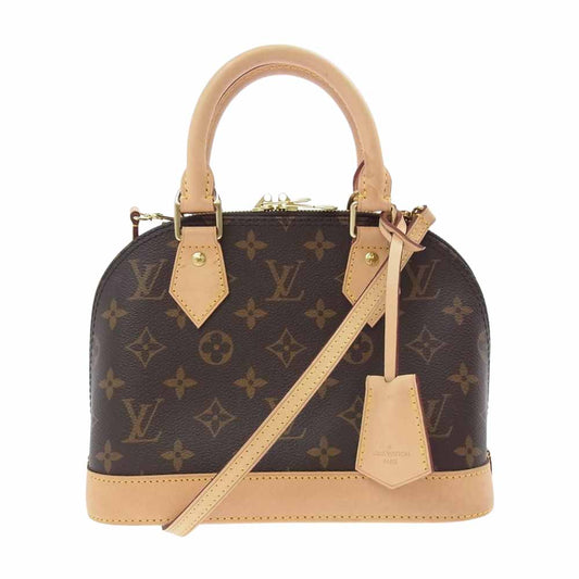 LOUIS VUITTON ルイ・ヴィトン M53152 モノグラム アルマ BB ハンドバッグ ショルダーバッグ 2WAY ブラウン系【中古】