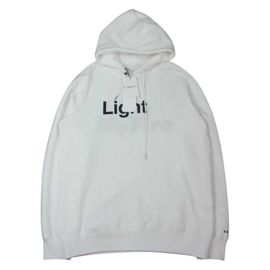 Sacai サカイ 22SS 22-0356S LIGHT Fire Hoodie プリント プルオーバー パーカー ホワイト ホワイト系 2【美品】【中古】