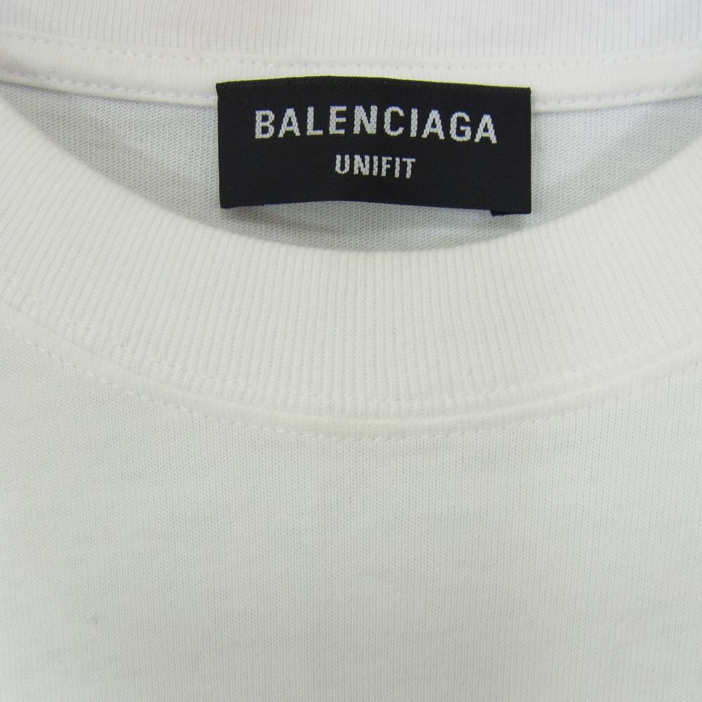 BALENCIAGA バレンシアガ 21AW 661705 PlayStation 5 PS5 Tシャツ 半袖 レディース ホワイト ホワイト系  XS【極上美品】【中古】
