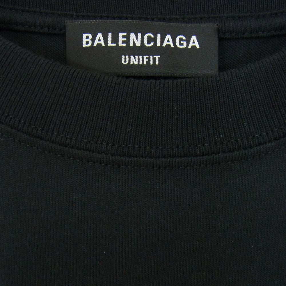 BALENCIAGA バレンシアガ 21AW 661705 PlayStation 5 PS5 Tシャツ 半袖 レディース ブラック ブラック系 XS【極上美品】【中古】