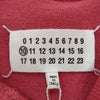 MAISON MARGIELA メゾンマルジェラ 10ライン 国内正規品 S50GU0160 カレンダーロゴプリント オーバーサイズ クルーネック スウェット レッド系 50【新古品】【未使用】【中古】