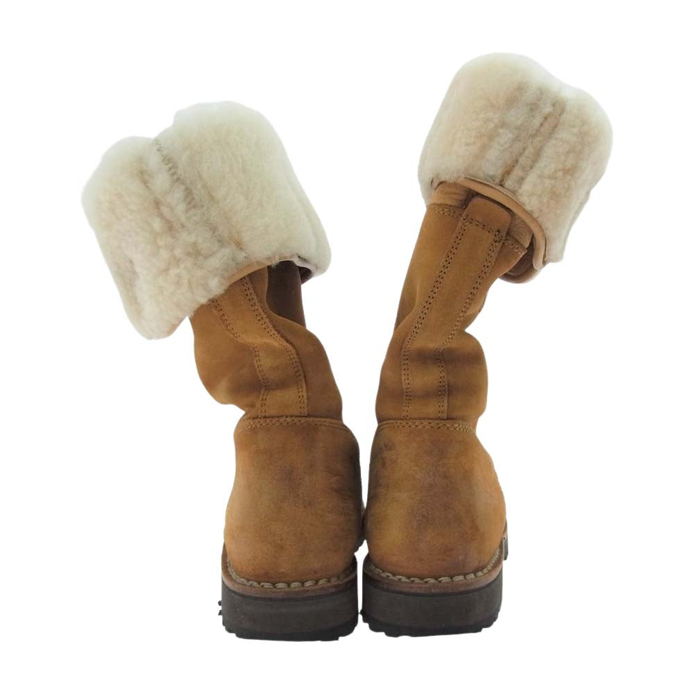 hobo ホーボー ×DIEMME ディエンメ ムートン ブーツ  ライトブラウン系 43【中古】