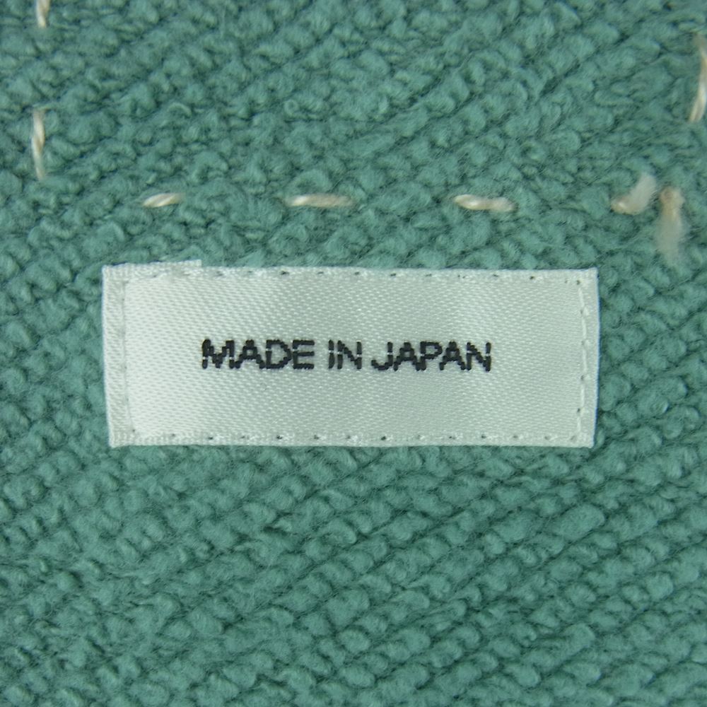 VISVIM ビズビム 0122105010013 AMPLUS SWEAT S/S CRASH アンプラス スウェット 日本製 ライトグリーン系 4【美品】【中古】