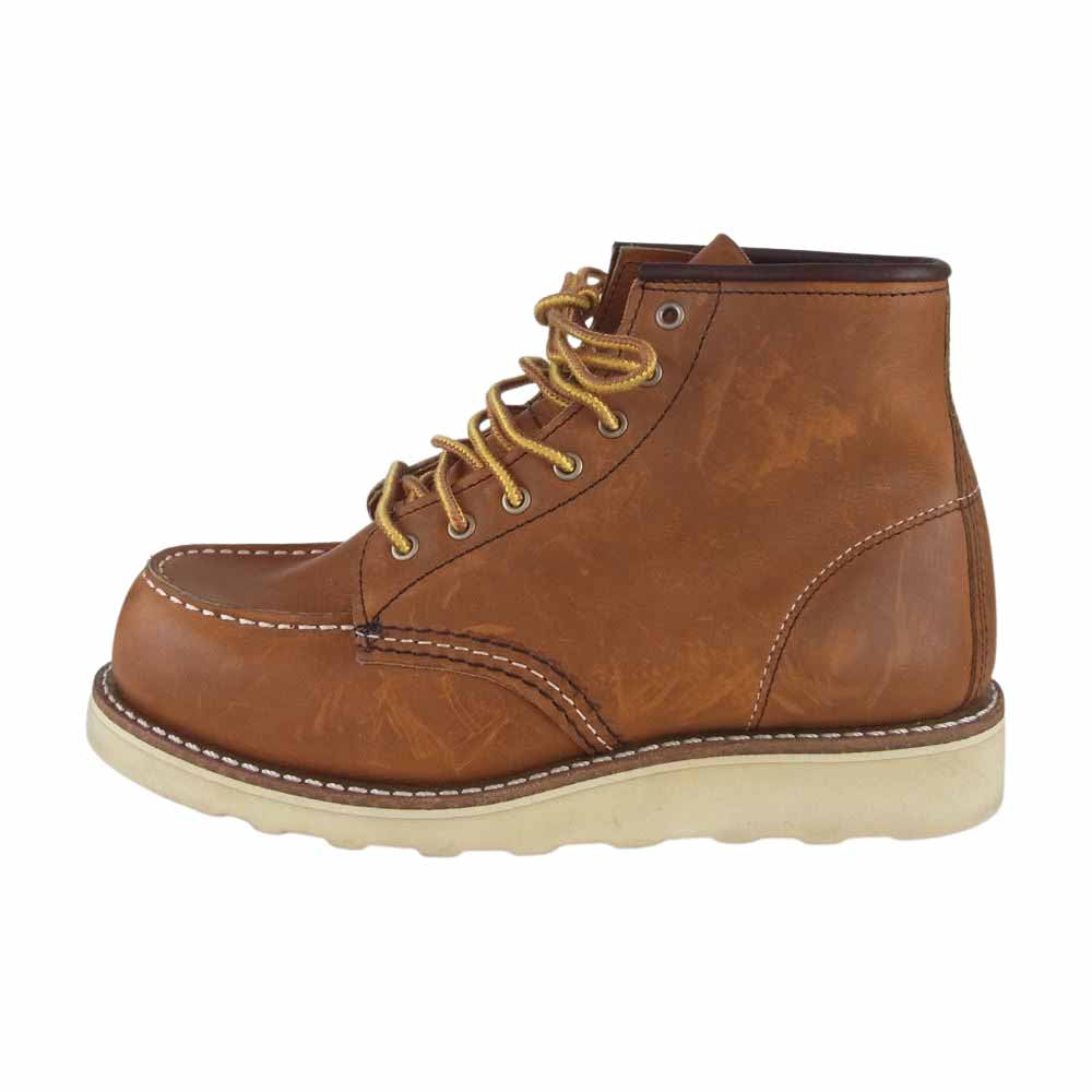 RED WING レッドウィング 3375 2019年製 CLASSIC MOC クラシック モックトゥ ブーツ ライトブラウン系 23cm【中古】