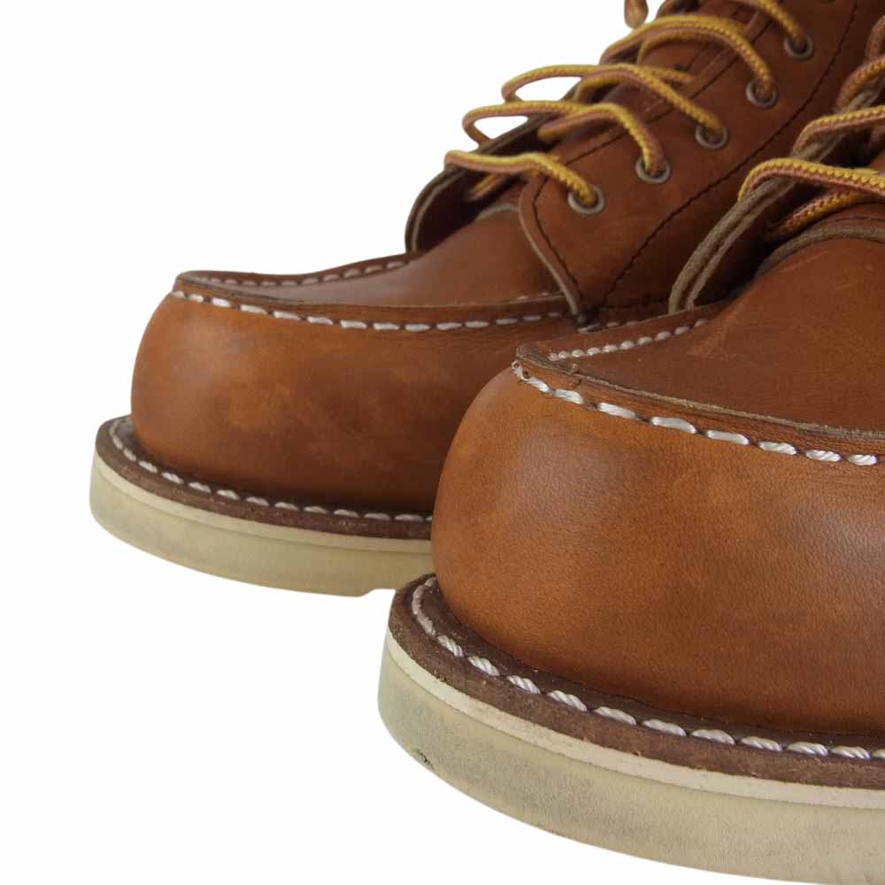 RED WING レッドウィング 3375 2019年製 CLASSIC MOC クラシック モックトゥ ブーツ ライトブラウン系 23cm【中古】