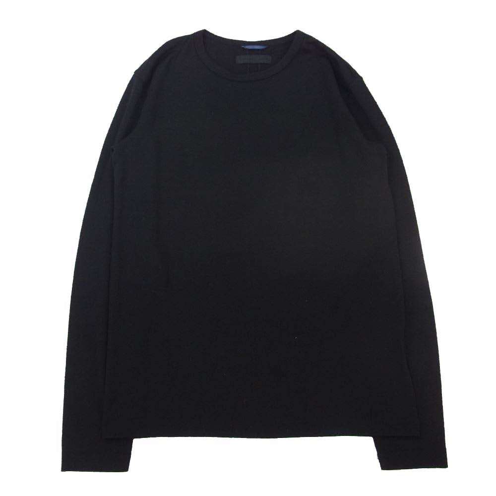 junhashimoto ジュンハシモト 19SS 1101820010 SERIBU CREW NECK L/S セリブ クルーネック ウール カットソー ブラック系【中古】