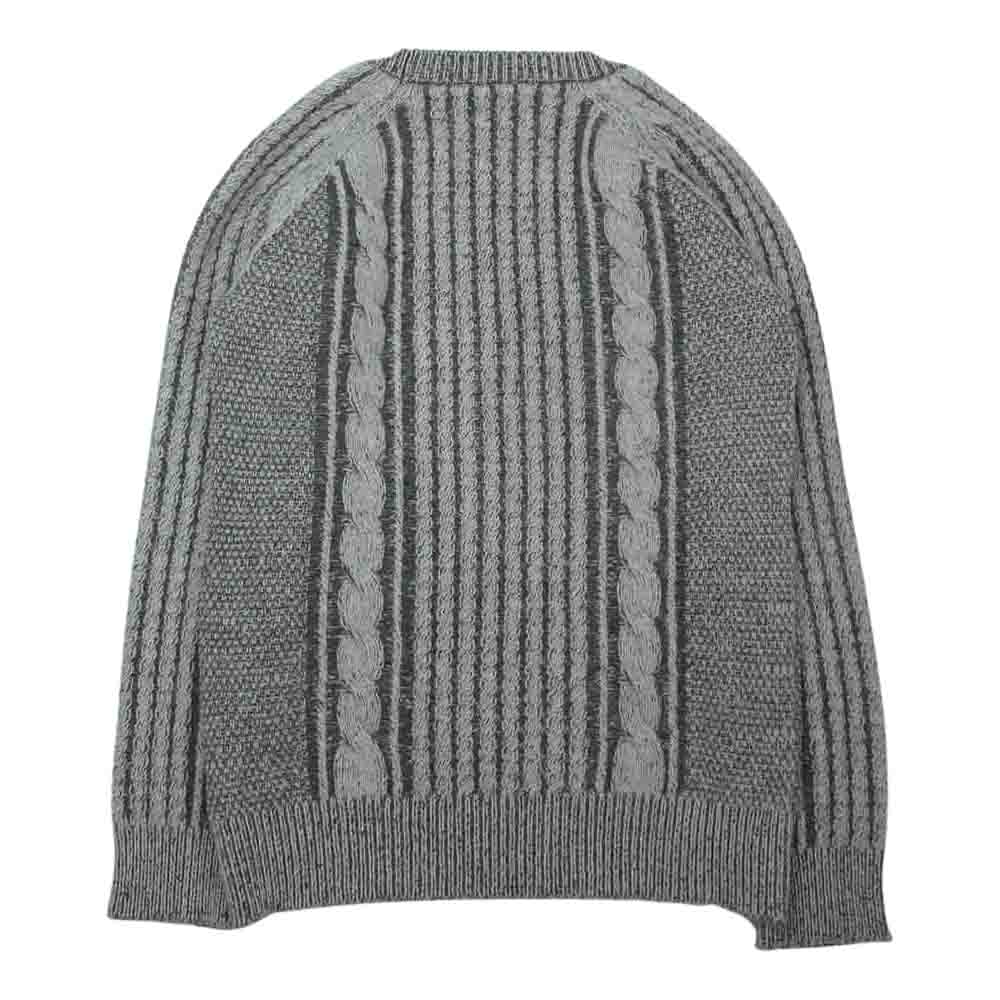 junhashimoto ジュンハシモト 1091720005 PLATING CABLE KNIT ケーブルニット グレー系 2【中古】