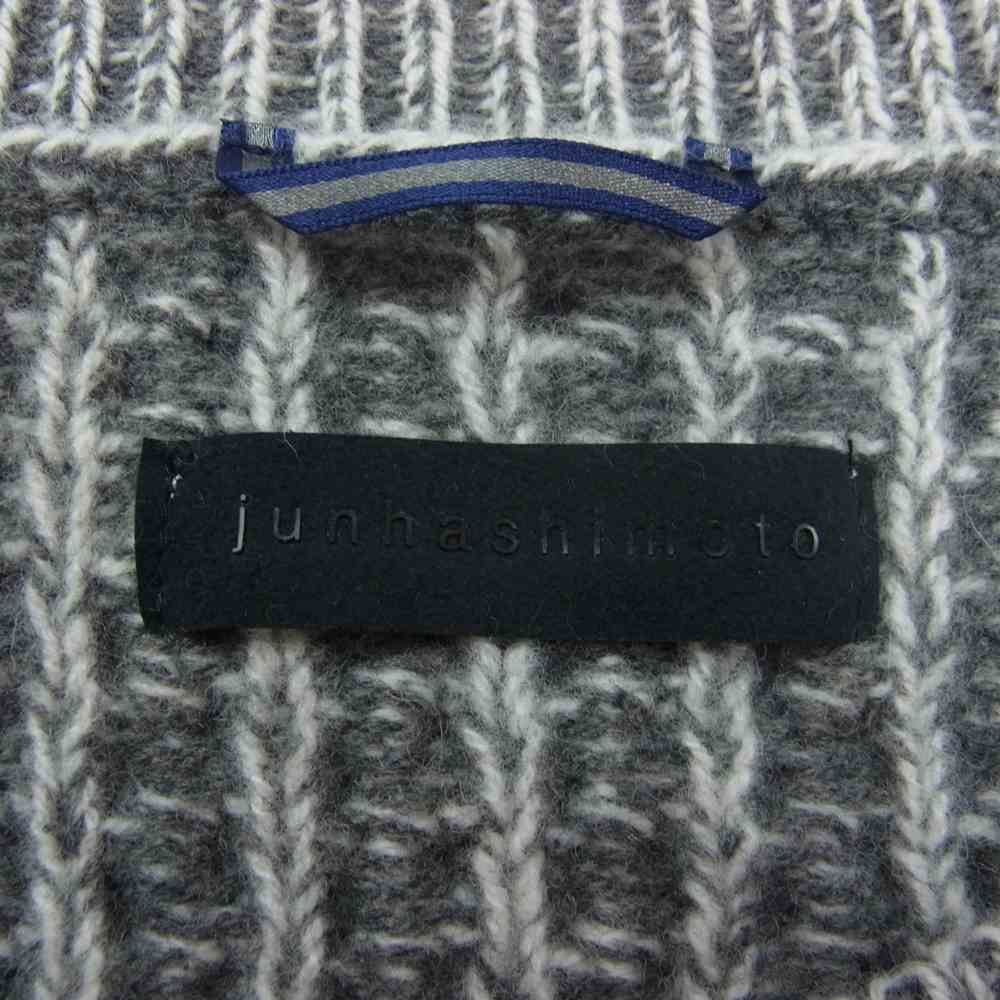 junhashimoto ジュンハシモト 1091720005 PLATING CABLE KNIT ケーブルニット グレー系 2【中古】