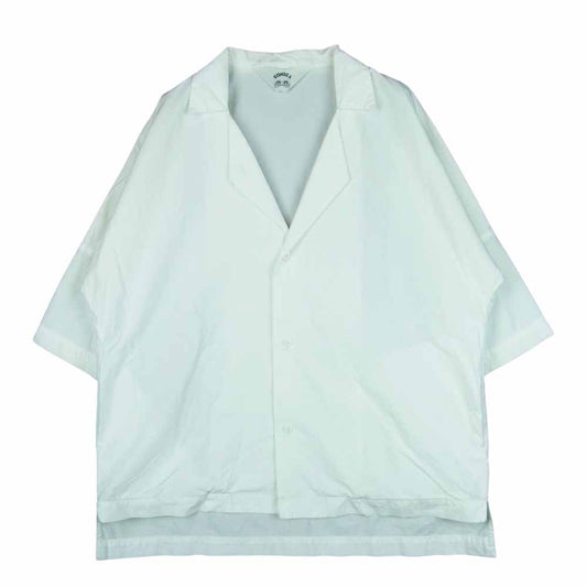 SUNSEA サンシー 15SS SNS-15S14 Fried Shrimp Shirt オープンカラー 半袖 シャツ ホワイト系 2【中古】