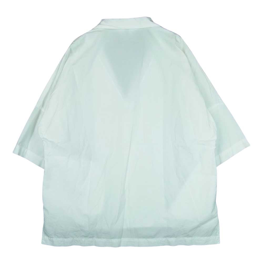SUNSEA サンシー 15SS SNS-15S14 Fried Shrimp Shirt オープンカラー 半袖 シャツ ホワイト系 2【中古】