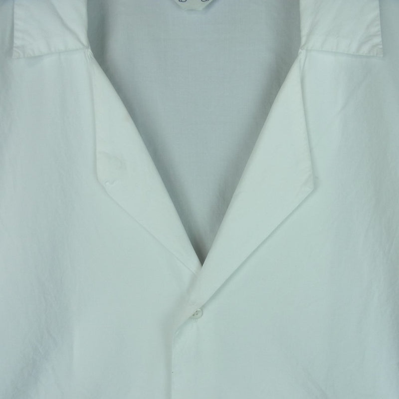 SUNSEA サンシー 15SS SNS-15S14 Fried Shrimp Shirt オープンカラー 半袖 シャツ ホワイト系 2【中古】