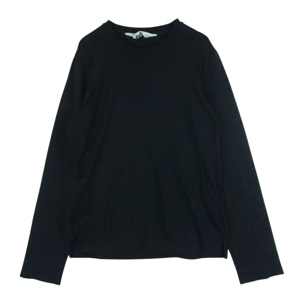 SUNSEA サンシー 15AW SNS-15A29 3WAY レイヤード ドッキング パーカー ウール 日本製 ブラック系 ダークグレー系 2【中古】