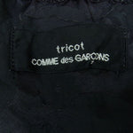 tricot COMME des GARCONS トリココムデギャルソン AD2006 TR-A012 フラワードット柄 レーヨン フリル ワンピース ブラック系【中古】