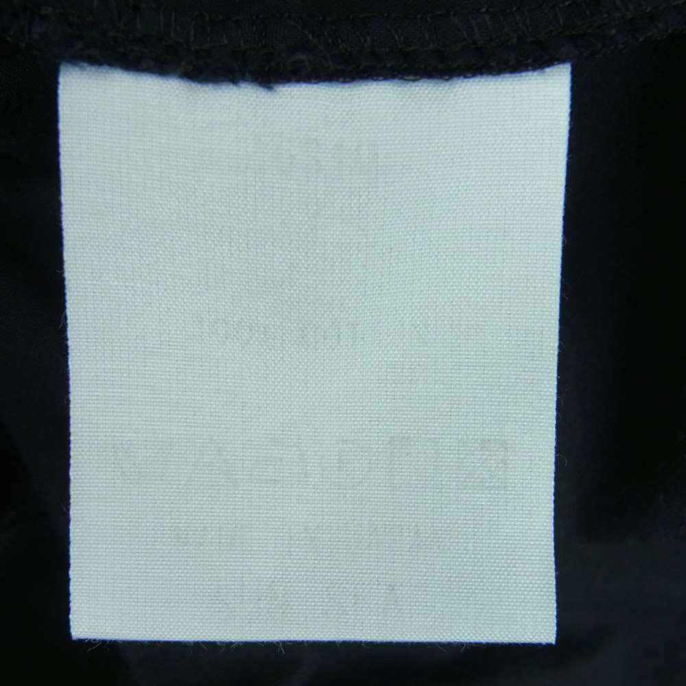 SUNSEA サンシー Fried Shrimp Shirt オープンカラー 半袖 シャツ コットン ブラック系 サイズ表記なし【中古】
