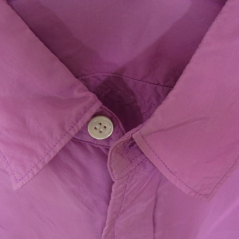 COMME des GARCONS HOMME PLUS コムデギャルソンオムプリュス AD2005 PP-B213 EVER GREEN AD2005 アーカイブ PP-B213 インサイドアウト キュプラ 比翼シャツ ピンク系 M【中古】