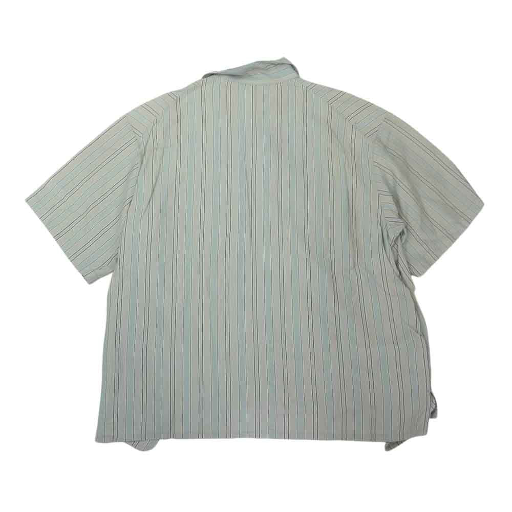 SUNSEA ベージュ　綿×シルク半袖シャツ