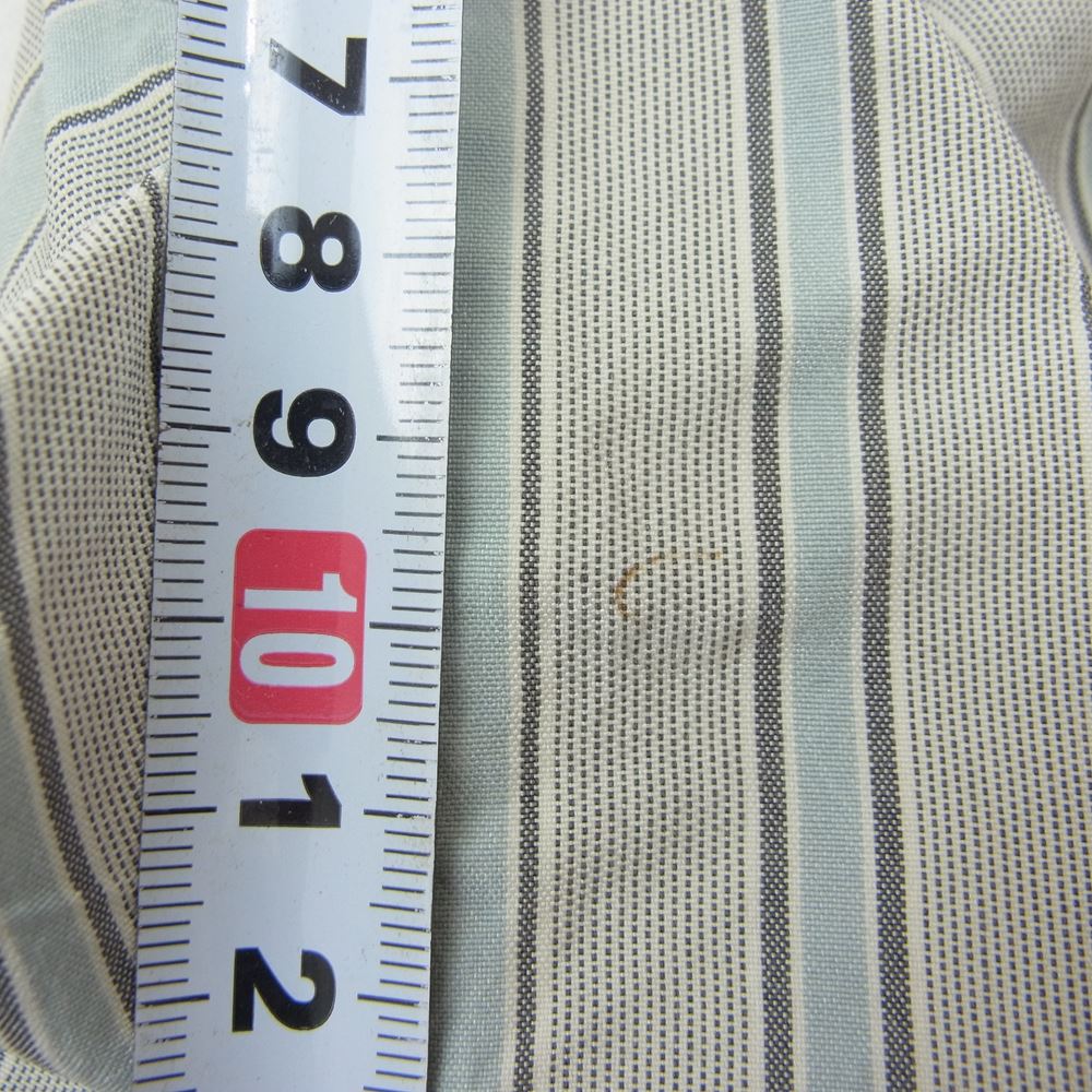 SUNSEA サンシー 14SS SNS-14S13 シルク100％ ストライプ オープンカラー 半袖シャツ 1【中古】