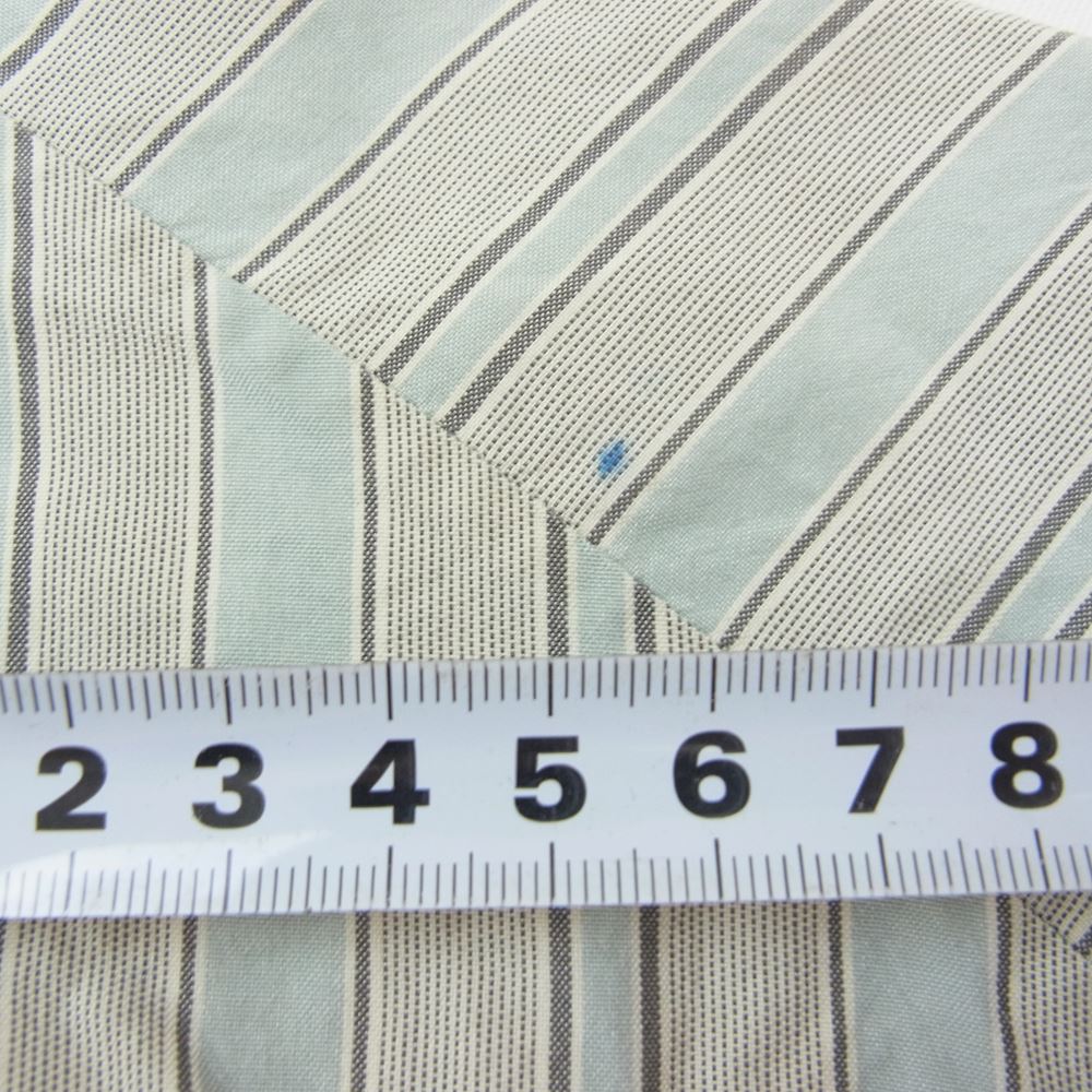 SUNSEA サンシー 14SS SNS-14S13 シルク100％ ストライプ オープンカラー 半袖シャツ 1【中古】
