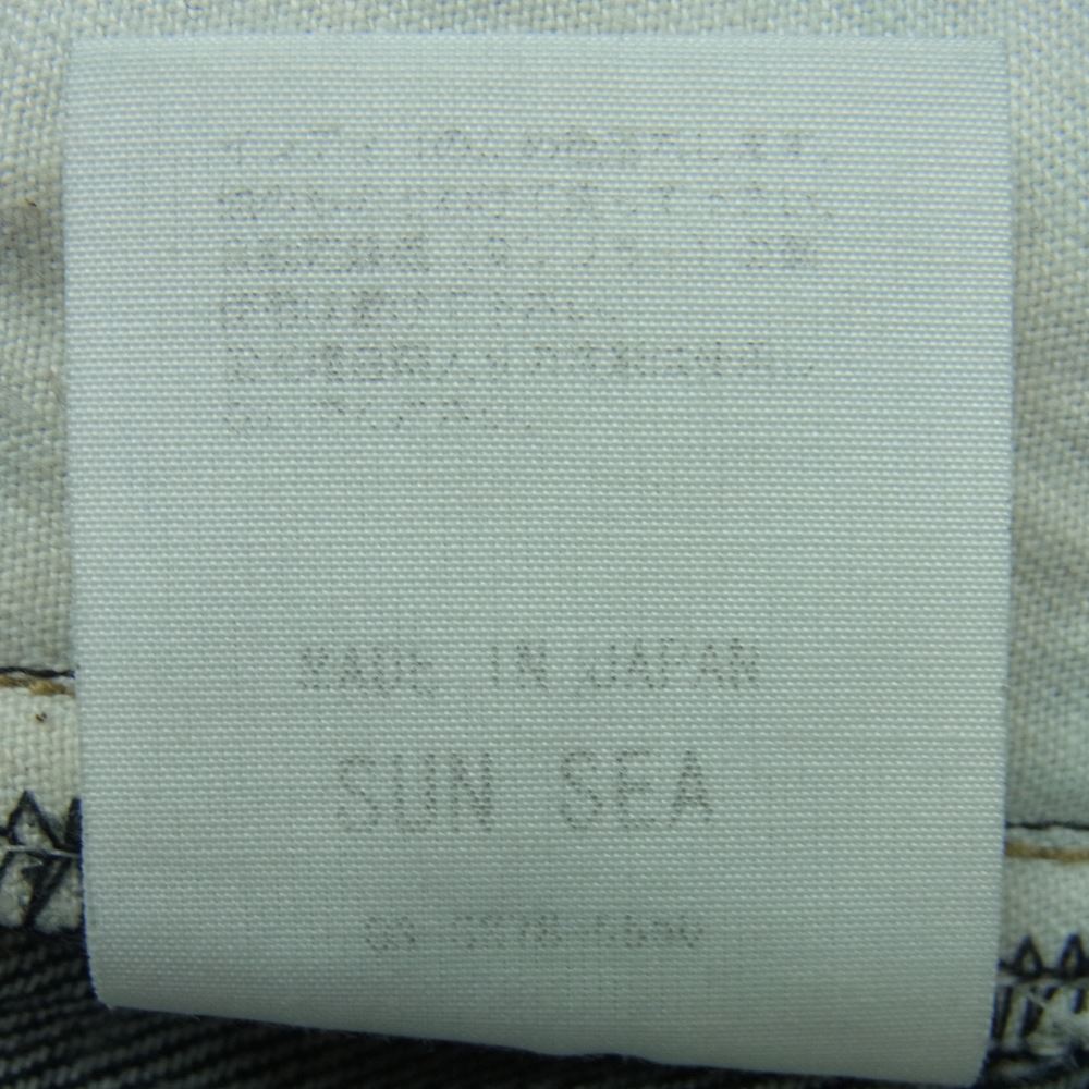 SUNSEA サンシー 11SS SNS-11S49 BIG DENIM PANTS サスペンダー ビッグ デニム パンツ インディゴブルー系 F【中古】