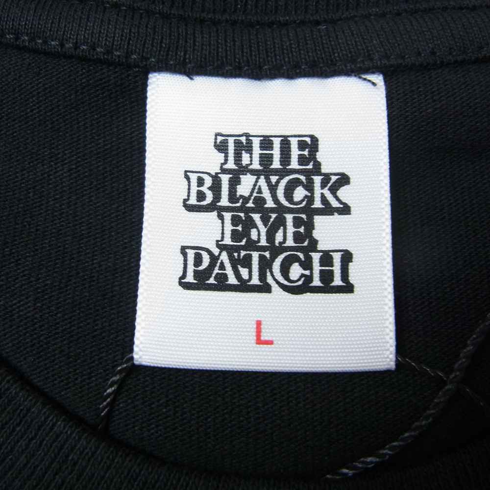 ブラックアイパッチ 21AW BEPFW21TE14 Royal Script Tee ロイヤルスクリプト BLACK ブラック Tシャツ ブラック系 L【新古品】【未使用】【中古】