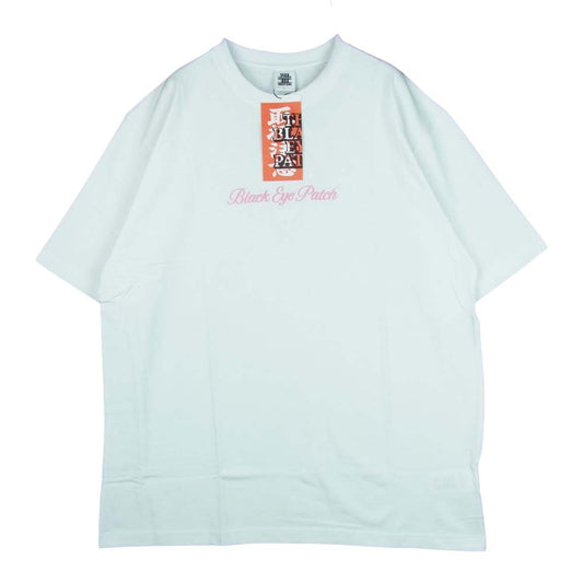 ブラックアイパッチ 21AW BEPFW21TE14 Royal Script Tee ロイヤルスクリプト WHITE 半袖 Tシャツ ホワイト系 L【新古品】【未使用】【中古】