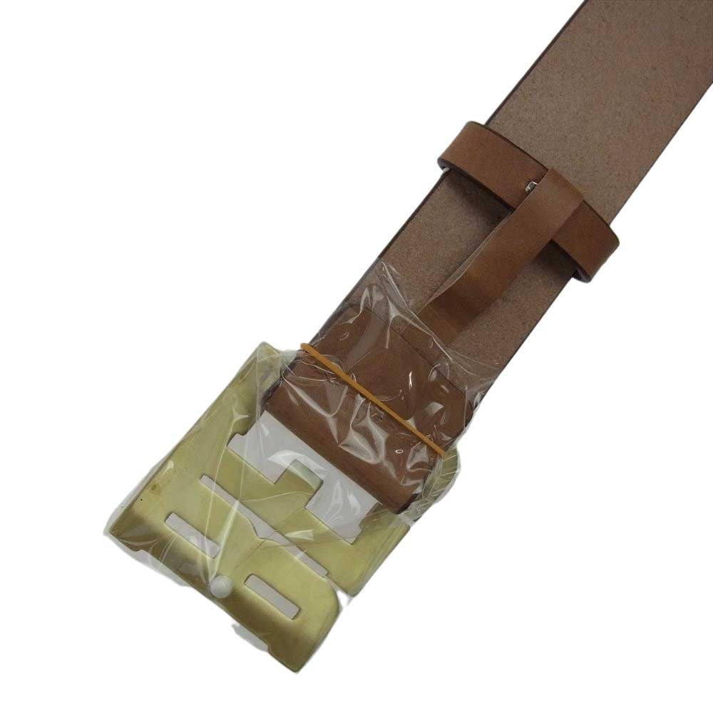 ブラックアイパッチ BEPFW21AC22 BEP ロゴ ベルト BEIGE ブラウン系 ベージュ系 S-M【新古品】【未使用】【中古】