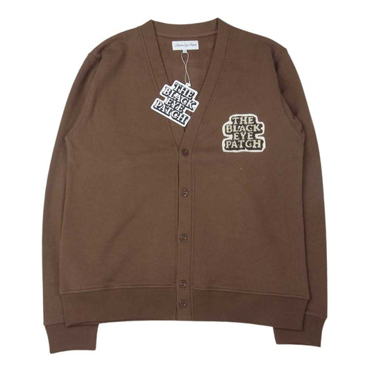 ブラックアイパッチ 22SS BEPSS22TP08 ロゴワッペンカーディガン ブラウン系 M【新古品】【未使用】【中古】